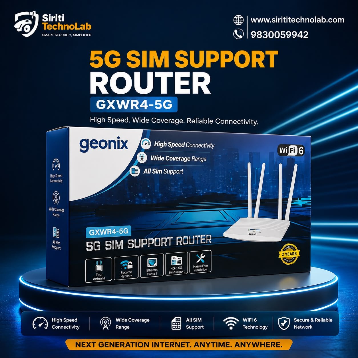 5G SIM ROUTER FOR CCTV